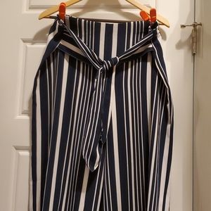 Blue and white stripped pant NWT I.NC. Macy's